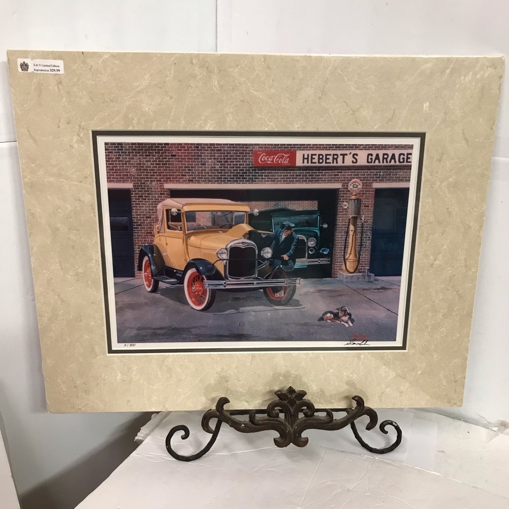 RARE Vintage Don Reber Signed, Limited, Giclee ,Matted , Sealed 16”x20” I# 4/200